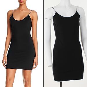 Alice + Olivia Nelle Fitted Mini Dress in Black